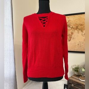 Studio by JPR red knit sweater